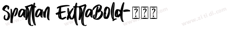Spartan ExtraBold字体转换